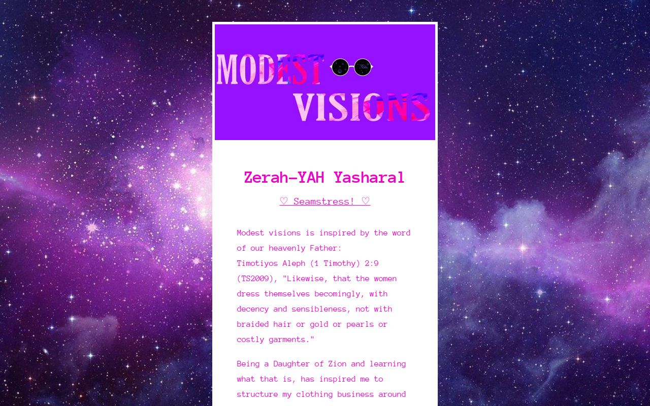 Modest Visions